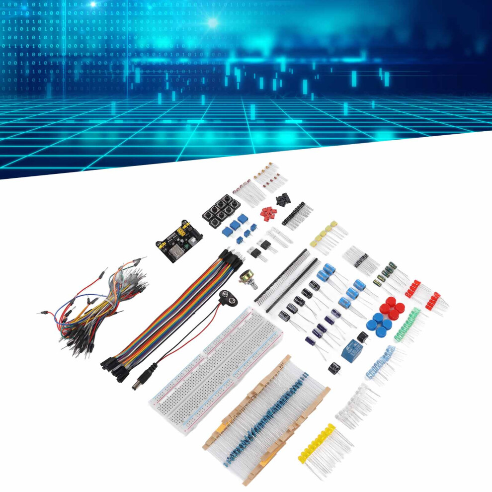 Electronics Kit Starter Fun Breadboard 830 Pts