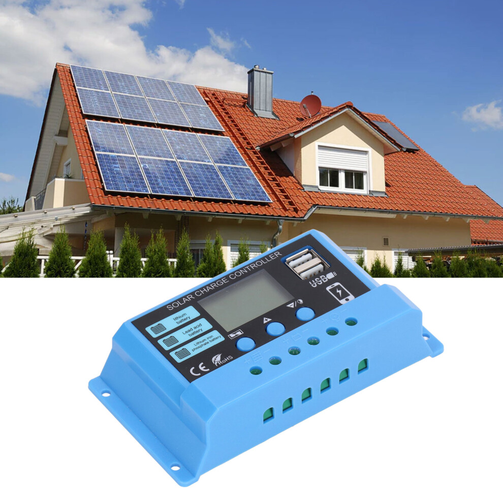 Solar Charge Controller PWM Dual USB 20A