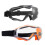 Clear View Safety Glasses Goggles For Over Spectacles-Black 2