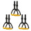 Exercise Strength Training Equipment Gym Rings-1 meter hanging 2
