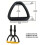 Exercise Strength Training Equipment Gym Rings-1 meter hanging 4