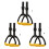 Exercise Strength Training Equipment Gym Rings-1 meter hanging 5