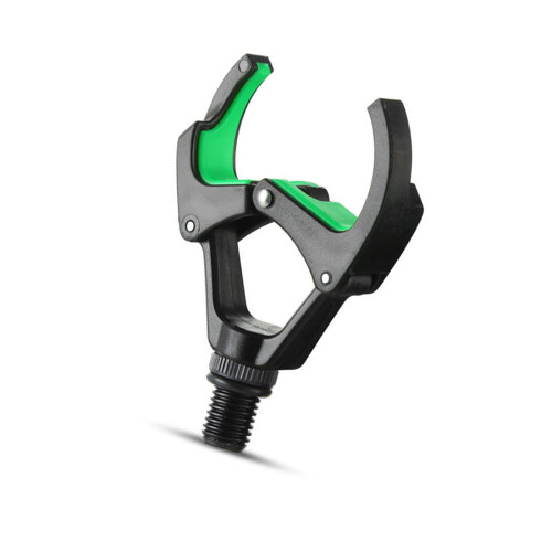 Fishing Rod Grippers Rest Head 3/8 Thread Bracket Head-Green