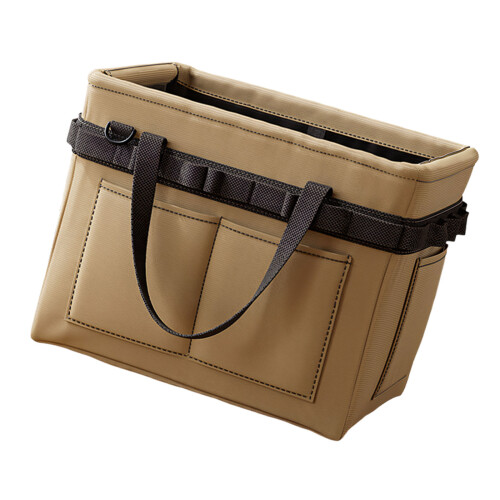 Premium Tool Case Having Extra Compartments And Space-Khaki