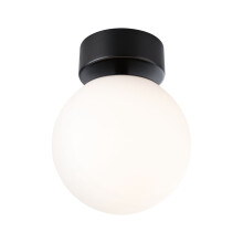 Paulmann 71072 LED ceiling luminaire Selection Bathroom Gove IP44 3000K 900lm 230V 9W black matt, satin bathroom luminaire