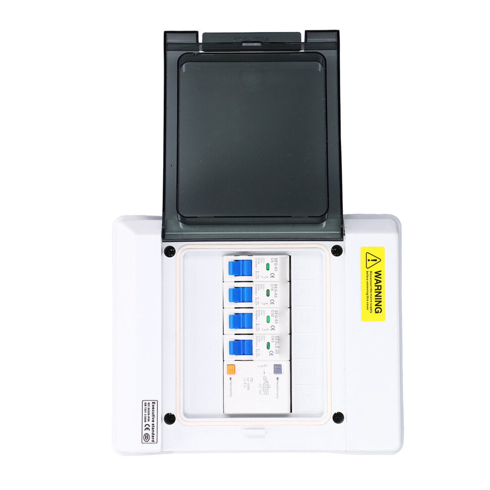 IP66 3 Way Fuse Box 30mA RCD