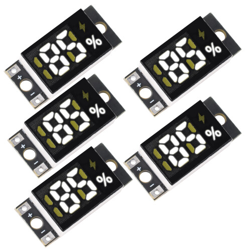 1/2/5Pcs LED Digital Display Meter Module Battery Capacity-5