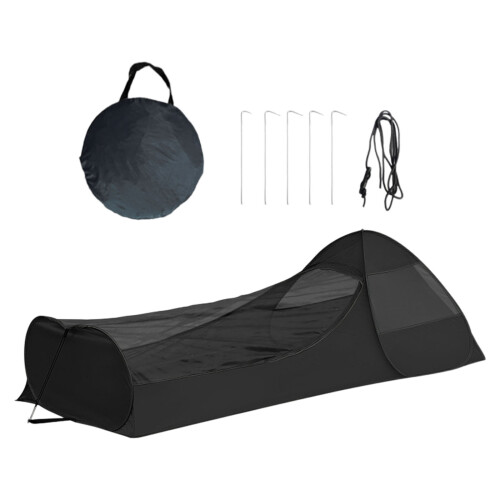 Large Automatic Shelter Constructed From permanent-Black