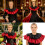 Double Layer Ruffled Satins Detachable Collar Rhinestones 2