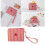 Plaids Makeup Bag with Zipper Make Up Pouch Small Cosmetic Case 2