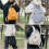Trendy Checkered Daypack Nylon Laptop Backpack With-Gray 3