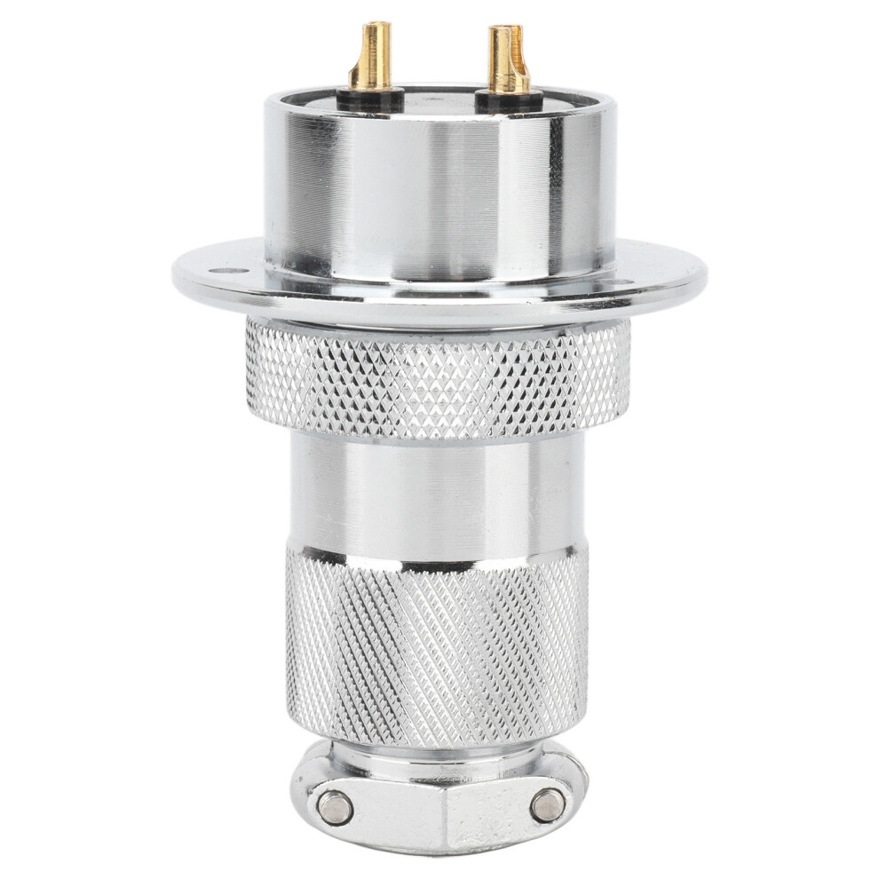 30mm Zinc Alloy Aviation Socket 2 Pin