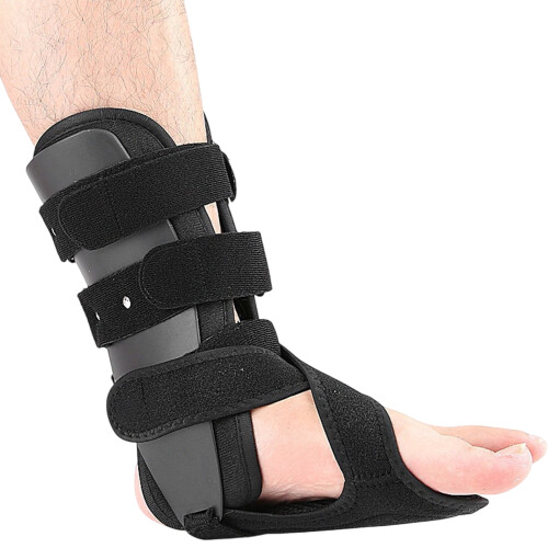 Ankle Support Brace With Side Stabilizers For Sports-Left