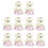 Kits de fabrication de Bouquet de poupées ours en mousse,-Rose 1