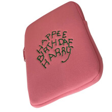 Tablet-Hülle Pink 13–14 Zoll, Baumwollstoff