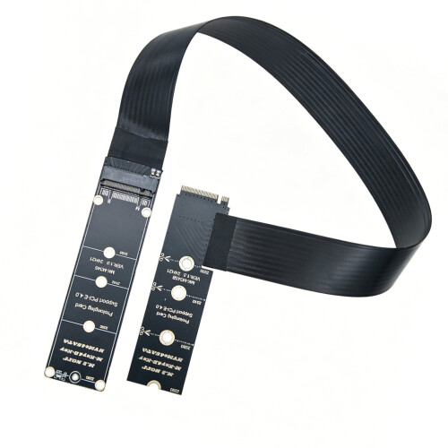 Adaptateurs d'extension PCIe4.0 M.2 SSD avec câble plat et-2