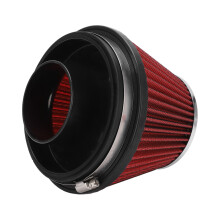 Filtro de aire universal para coche de dos capas, diámetro 88/150 mm