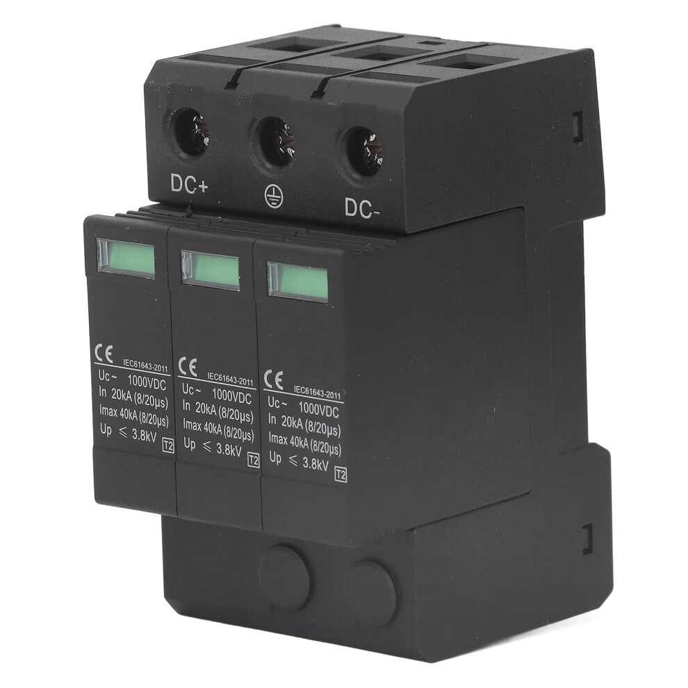 40KA DC Surge Protector 3P 1000VDC Modular