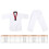 Poly Cotton Striped Taekwondo Dobok Training Set 1