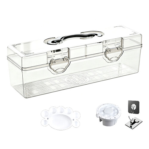 Ergonomic Carrying Case Modern Transparent Pen-2 storage boxes 1