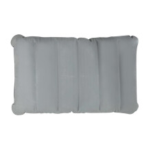 Opblaasbaar nekkussen Backpackkussen Klein formaat 41x26cm-Grijs