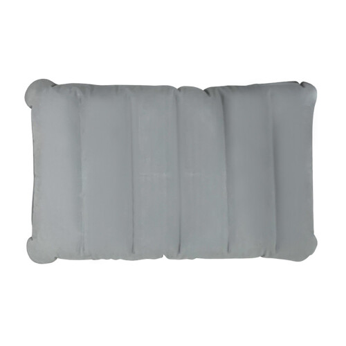Opblaasbaar nekkussen Backpackkussen Klein formaat 41x26cm-Grijs
