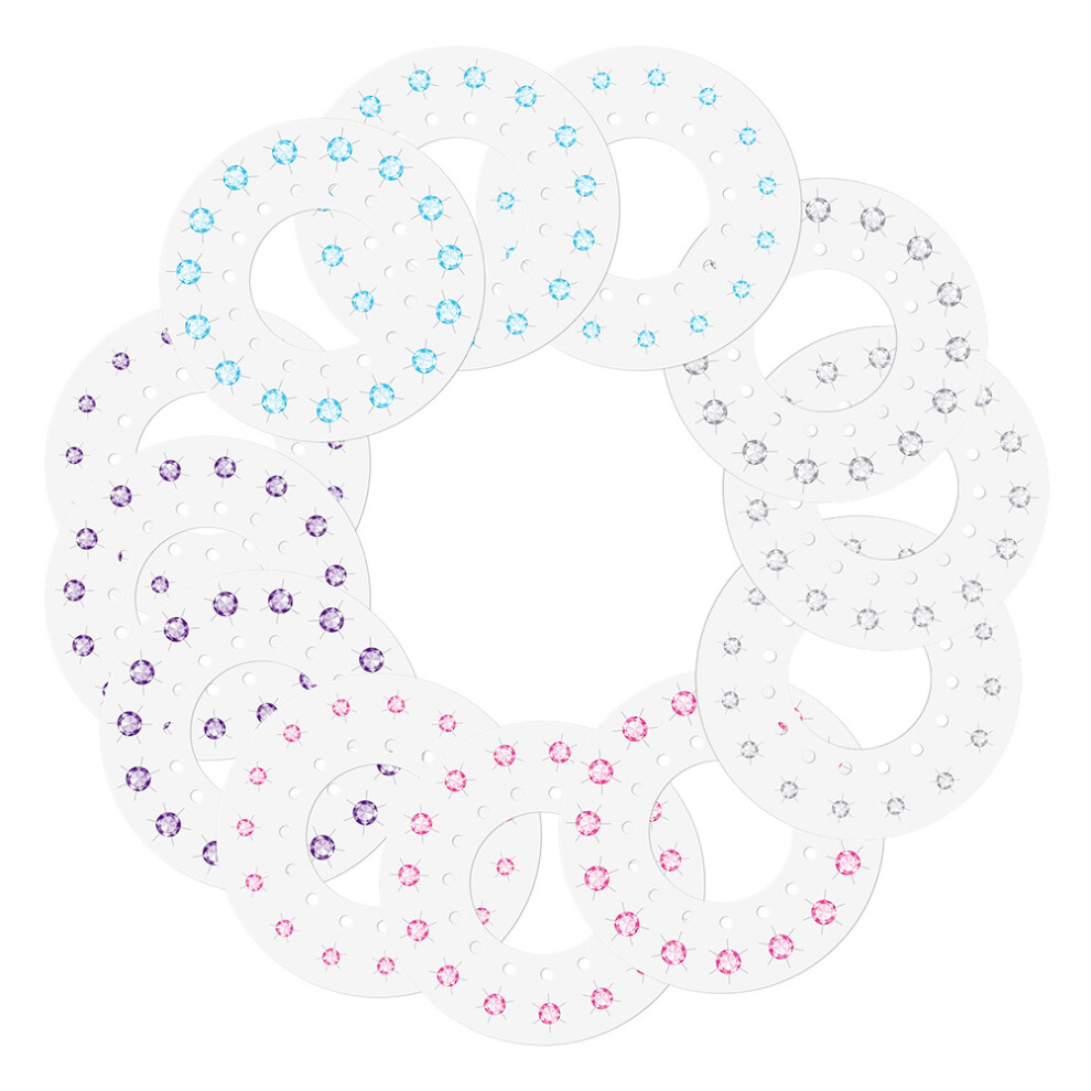 180 Pcs Hair Gems Refill 12 Pack
