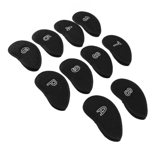 10pcs Golf Club Head Covers Nylon Mesh 1