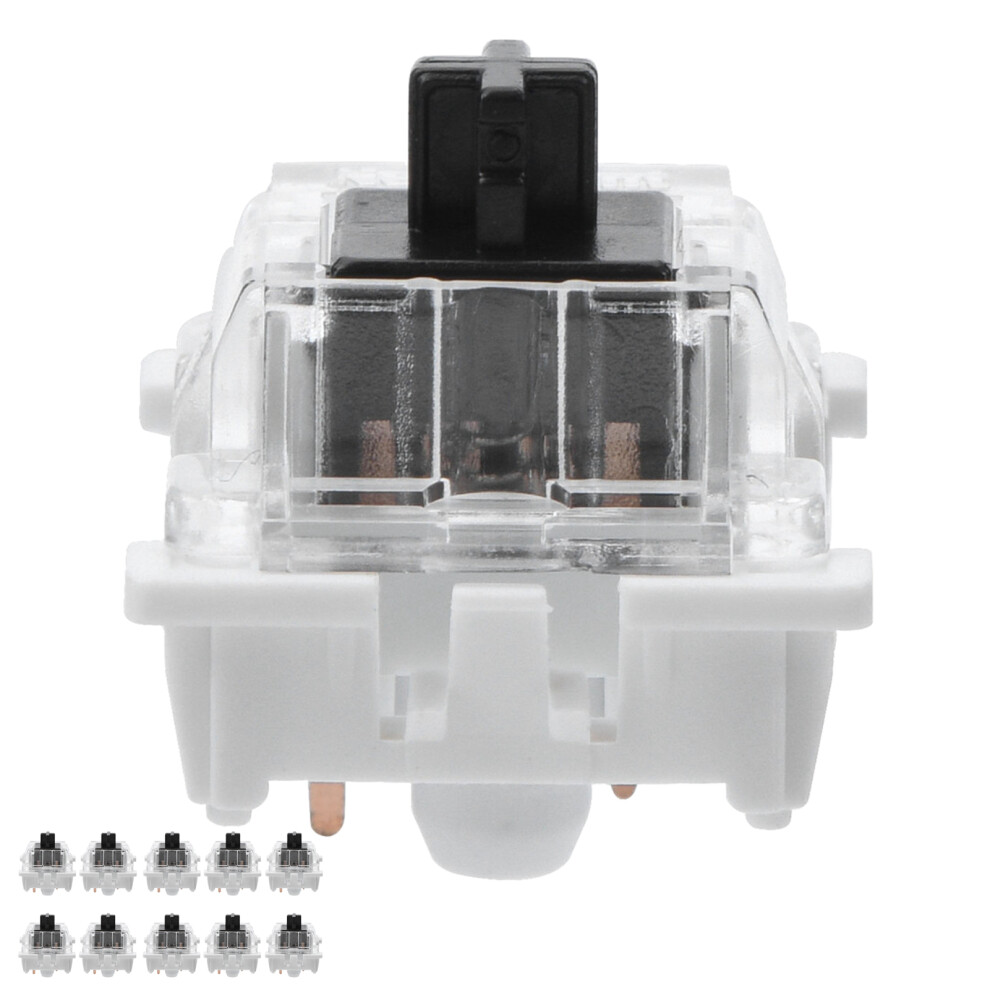 10 Switches For Mechanical Keyboards Plate Black 7340572513571