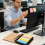 Twin Coil Binding Note Pad Fluorescent Color Label Sticker-2pcs 7