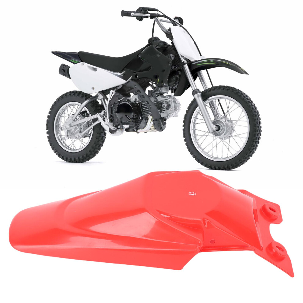 Plastic Rear Mudguard For Klx110 Kx65 Red 7340572483645