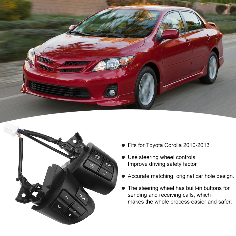 Toyota Corolla 2011 Steering Wheel Switches 7340572467188