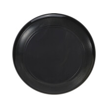 Kunststof draaibare vliegende schijven-zwart 1frisbee