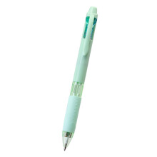 Stylos à bille rétractables 4 en 1, lot de 6 couleurs,-Vert