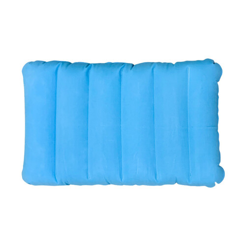 Comfortable Inflatable Necks Pillow Ergonomic PVC-Light Blue