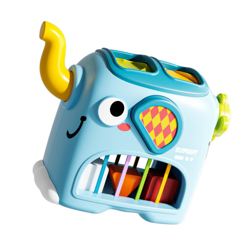 Interactief olifantsvormsorteerderspeelgoed voor kinderen