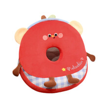 Comfortable Ice Silk Rest Pillow For Students Workers-Red