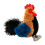 Mit Baumwolle gefülltes Huhn-Plüschtier, weich, waschbar,-01 1