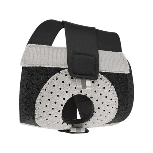 Support de genouillère avec stabilisateurs latéraux,-gris noir