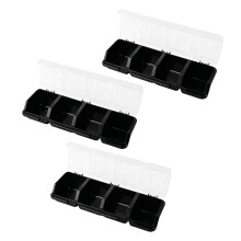 Transparent Top Tool Box Container For Easy-Black