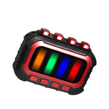 Tragbare Handheld-Rhythmus-Spielmaschine mit Lichtern-Schwarz
