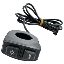 Scooter Light Switches Button 2 in 1 Headlight Horn-1.7m Cable