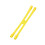 Strong Rubber Retention Strap Outdoor Camping-Yellow Long 1