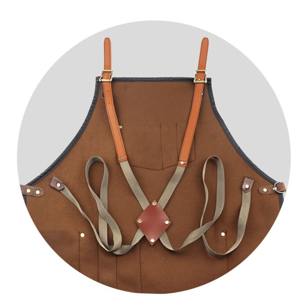 Water Repellent PU Apron Men Women