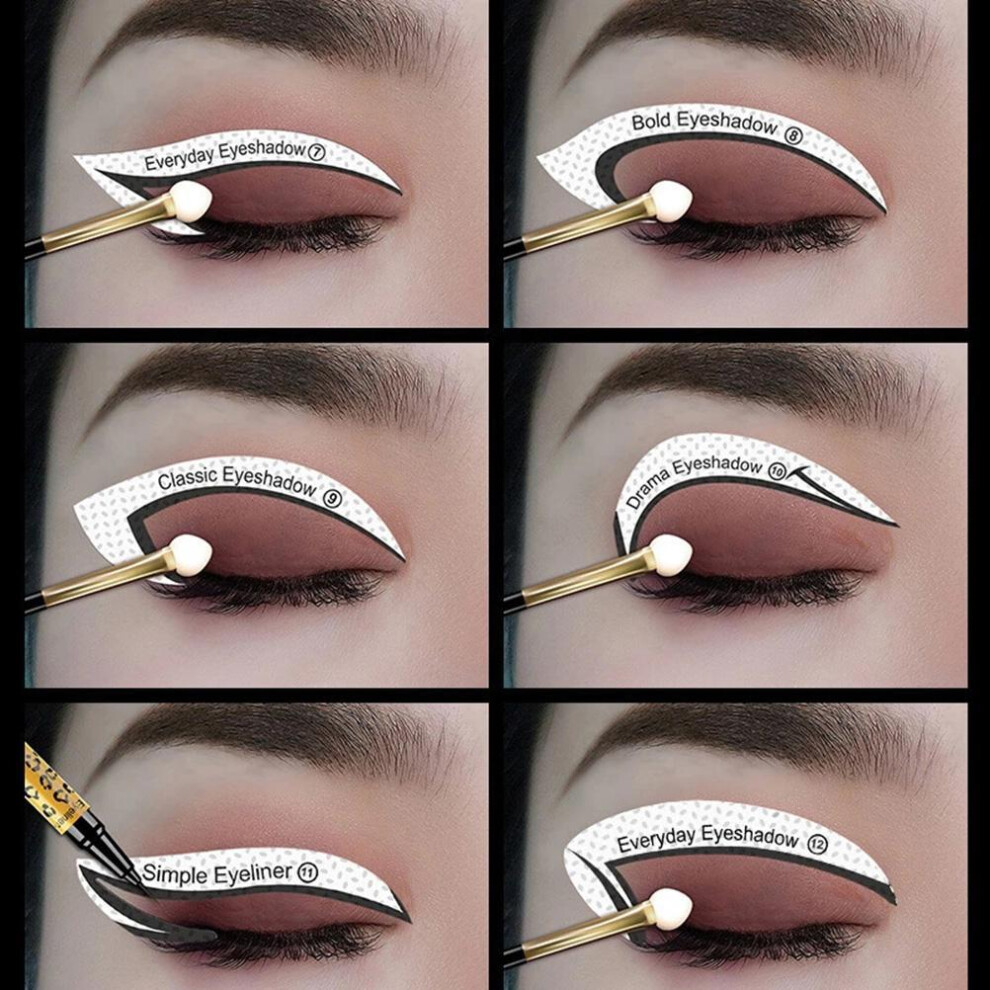 Easy Eyeshadow Stencil Template Kit