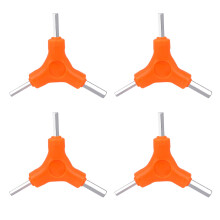 Kit de clés hexagonales en acier, styles Y, paquet de 4 clés
