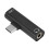 Type-C to 3.5mm + USB-C Charge Adapter (Black) 1