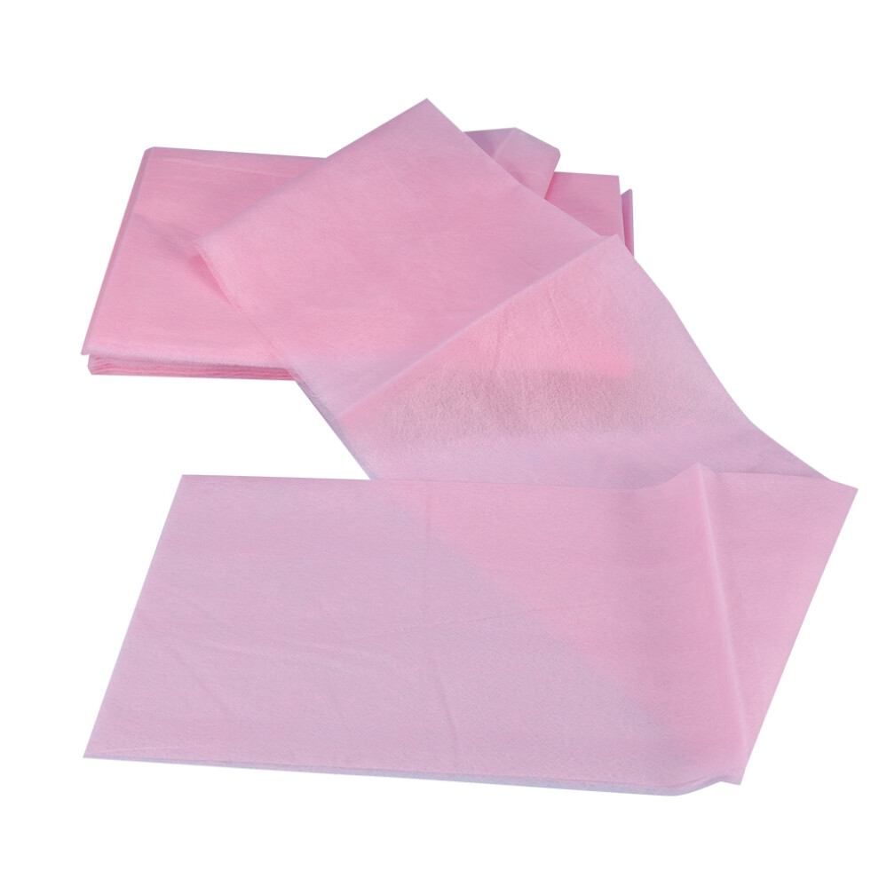 180x80cm Disposable Bed Protectors 10 Pack Pink