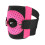 Knee Brace Support with Side Stabilizers Shock-black rose red 1