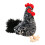 Mit Baumwolle gefülltes Huhn-Plüschtier, weich, waschbar,-03 1